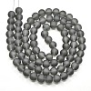 Baking Paint Transparent Glass Bead Strands X-GLAA-S031-10mm-12-2