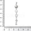 Brass Micro Pave Clear Cubic Zirconia Pendants LS-KK-D101-01B-P-3