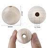 Natural Unfinished Wood Beads WOOD-S651-A30mm-LF-3