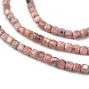 Natural Argentina Rhodonite Beads Strands G-Z057-A01-01-3