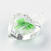 Handmade Luminous Lampwork Pendants LAMP-R136-04-3