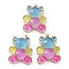 Transparent Resin Glitter Powder Pendants KK-G482-10G-1