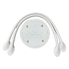 PU Leahter Knitting Crochet Round Bags Bottom and Bag Handles PW-WGDBD8B-14-1