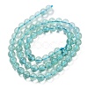 Natural Blue Fluorite Beads Strands X-G-E112-6mm-2-4