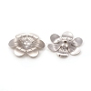 6-Petal Brass Bead Caps KK-I669-06P-3