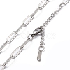 Non-Tarnish 2Pcs 2 Style 304 Stainless Steel Bat Pendant Necklaces Set NJEW-E092-01P-8