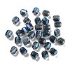 Electroplate Column Glass Beads EGLA-A043-02-FR02-1