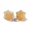 Natural Citrine Pendants G-C002-02G-4