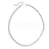 304 Stainless Steel Mixed Link Chain Necklaces NJEW-JN05851-4