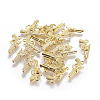 Zinc Alloy Gun Necklace Pendant EA9073Y-G-2