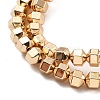 Synthetic Non-magnetic Hematite Beads Strands G-M095-E01-01KCG-3