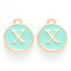 Golden Plated Alloy Enamel Charms LS-ENAM-S118-05X-1