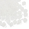 Frosted Transparent Acrylic Beads OACR-P029-16B-01-2