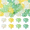 40Pcs 4 Colors Electroplate Transparent Glass Beads GLAA-CJ0002-90-1