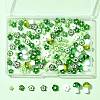 156Pcs 9 Styles Handmade Millefiori Glass Bead Strands LAMP-FS0001-49-6