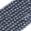 Terahertz Stone Beads Strands G-D0013-77B-1
