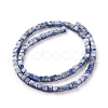 Natural Blue Spot Jasper Beads Strands G-F631-K06-2