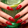 ABS Plastic Pure Color Press On False Nails MRMJ-WH20004-32B-4
