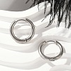 202 Stainless Steel Huggie Hoop Earrings X-EJEW-F111A-16mm-P-1