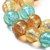 Handmade Foil Lampwork Beads Strands FOIL-K003-06B-16-3