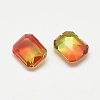 Pointed Back Glass Rhinestone Cabochons RGLA-T079-6x8-006TO-2