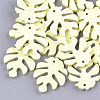 Painted Poplar Wood Pendants X-WOOD-S045-067A-1