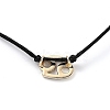 Adjustable Polyester Cord Slider Bracelets LS-BJEW-H540-A08-G-2