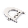 Non-Tarnish 304 Stainless Steel Pendant Rhinestone Settings STAS-F267-09D-P-4