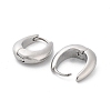 Non-Tarnish 304 Stainless Steel Hoop Earrings EJEW-H115-37P-2