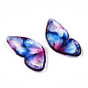 Epoxy Resin Butterfly Wings Cabochons CRES-N035-02E-2