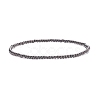 Glass Round Beaded Stretch Bracelet for Women BJEW-JB07911-01-1
