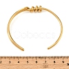 304 Stainless Steel Triple Knot Open Cuff Bangles for Women SA-CBAABBA-10G-4