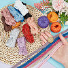 32M 16 Colors Polyester Centipede Braid Lace Trim OCOR-PH0002-23-5