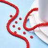 Handmade Polymer Clay Beads Strands X-CLAY-N008-008D-7