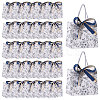 Floral Printed Paper Gift Tote Bags ABAG-WH0044-82A-1