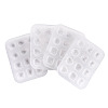 4Pcs 2 Styles DIY Earring Silicone Molds DIY-TADJ0001-17-3