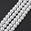 Glass Pearl Beads Strands X-HY-10D-B01-1-1
