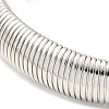 Iron Snake Chains Choker Necklaces NJEW-P289-03B-P-3