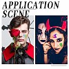 Plastic Face Paint Stencils DIY-WH0304-582F-4