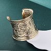 Alloy Arm Cuff Bangles Girl Women AJEW-A063-03G-3