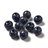 Independence Day Theme Printed Natural Wooden Beads WOOD-L020-B01-1