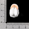 Flocking Opaque Resin Pendants RESI-G128-01R-3