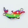 Alloy Enamel Connector Charms ENAM-TAC0010-04E-1