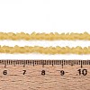 Frosted Transparent Glass Beads Strands GLAA-N016-4mm-23-2