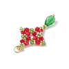 Christmas Glass Pendants PALLOY-MZ01051-02-4