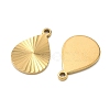 304 Stainless Steel Pendants STAS-C167-08H-G-2