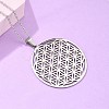 Non-Tarnish 201 Stainless Steel Pendant Necklaces NJEW-S105-JN624-45-1-4