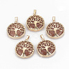 Synthetic Goldstone Pendants G-S292-10F-G-1