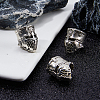 8Pcs Tibetan Style Alloy European Beads FIND-DC0008-33-4