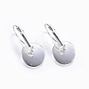 Brass Leverback Earring Findings LS-X-KK-H023-S-NR-3